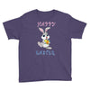Bunny Happy Easter Youth Tee