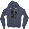 real men love walrus funny Zipper Hoodie