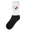 Baby Girl with Heart Any Name Customized Socks