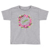 Floral Baby Name Toddler T-shirt