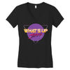 what's up jerks Women's V-Neck T-Shirt