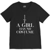 a girl has no costume V-Neck Tee
