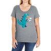 everyone loves marshmallow Ladies Curvy T-Shirt