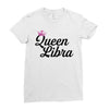 queen libra Ladies Fitted T-Shirt