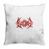 bloodbath logo Throw Pillow