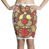 deer and monster Pencil Skirts