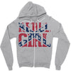 rebel girl Zipper Hoodie