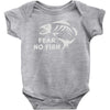fear no fish Baby Onesie