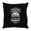 Motorcycles Poppy Throw Pillow