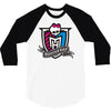 monster high color shield   copy 3/4 Sleeve Shirt
