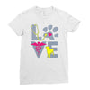 love teal best trending Ladies Fitted T-Shirt