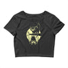 cat and bat halloween Crop Top
