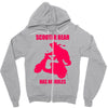 bear has no rules Zipper Hoodie