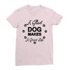 a good dog makes a great life Ladies Fitted T-Shirt