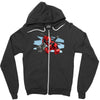 lego deadpool Zipper Hoodie