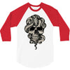 skull snake 3/4 Sleeve Shirt
