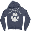 paw pun for pet lovers Zipper Hoodie
