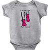 i run like a girl try to keep up Baby Bodysuit