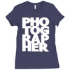 photographer Ladies Fitted T-Shirt