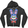 bonnie five night at freddy's Zipper Hoodie
