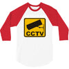 as seen on cctv chav rude,funny,cool,modern,fun 3/4 Sleeve Shirt