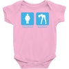your girlfriend my girlfriend mens funny t shirt Baby Onesie