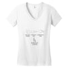 rock paper sissors blowjob Women's V-Neck T-Shirt