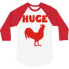 huge cock 3/4 Sleeve Shirt