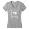 the vegan element Women's V-Neck T-Shirt