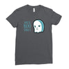 boo sheet Ladies Fitted T-Shirt