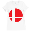 smash bros tribute unisex vinyl Ladies Fitted T-Shirt