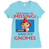 Sherlock Gnomes Ladies Fitted T-Shirt
