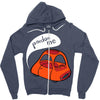 polite pete Zipper Hoodie