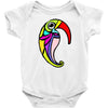 color bird Baby Bodysuit
