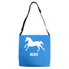 unicorn believe Adjustable Strap Totes