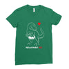 pregnant rex Ladies Fitted T-Shirt