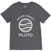 never forget pluto the planet V-Neck Tee