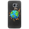 animal polygon around the planet Samsung Galaxy S7 Edge