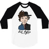 Bob Dylan Then and Now 3/4 Sleeve Shirt