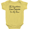 grandkitties pawprints Baby Bodysuit