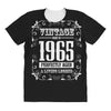 vintage made in 1965 perfectly aged a living legend All Over Women's T-shirt