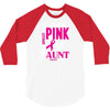 I Wear Grey For My Aunt (Brain Cancer Awareness) 3/4 Sleeve Shirt