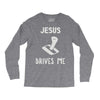 jesus drives me Long Sleeve Shirts