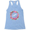 Floral Baby Name Racerback Tank