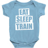 v5 eat sleep train Baby Onesie