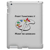 Paint Somerhing it Might Be Wordless iPad 3 and 4 Case