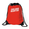 challenge accepted Drawstring Bags