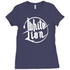 white lion Ladies Fitted T-Shirt