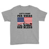 Lets Pray For Vegas, God Bless Youth Tee