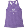 babe you look so cool Racerback Tank